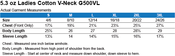 Gildan G500VL Maglietta Pesante A V 6 Oz. - 100% Cotone, Comoda E Alla Moda - 3XL