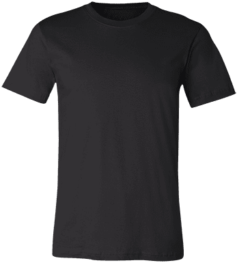 CustomCat Bella+Canvas 3001C blank in Black, without artwork